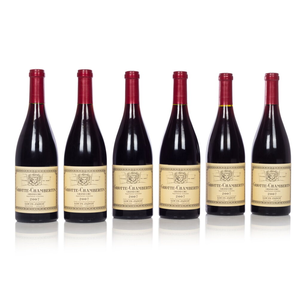 View full screen - View 1 of Lot 532. Griotte Chambertin 2007 Louis Jadot (6 BT).