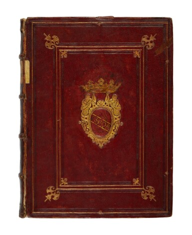 View full screen - View 1 of Lot 171. Bacci, Del Tevere, Venice, 1576, contemporary Roman red morocco gilt.