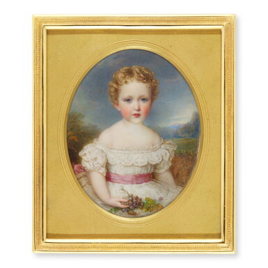 View full screen - View 1 of Lot 466. Portrait of Prince Albert of Schleswig-Holstein (1872-1956), when a child.