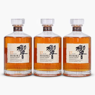 View full screen - View 1 of Lot 2109. Hibiki 17 Year Old 43.0 abv NV (3 Bottles 75cl).