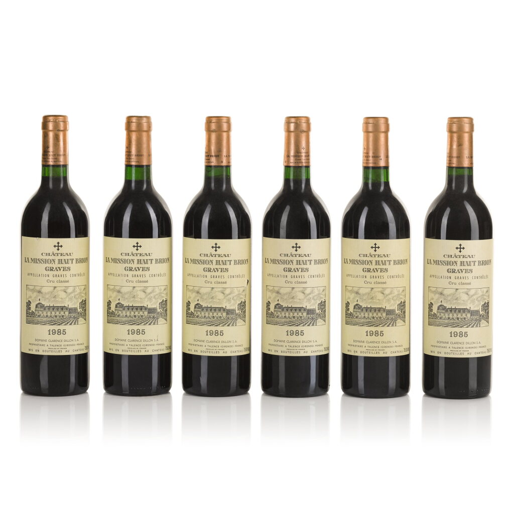 View full screen - View 1 of Lot 16. Château La Mission Haut-Brion 1985 (6 BT).