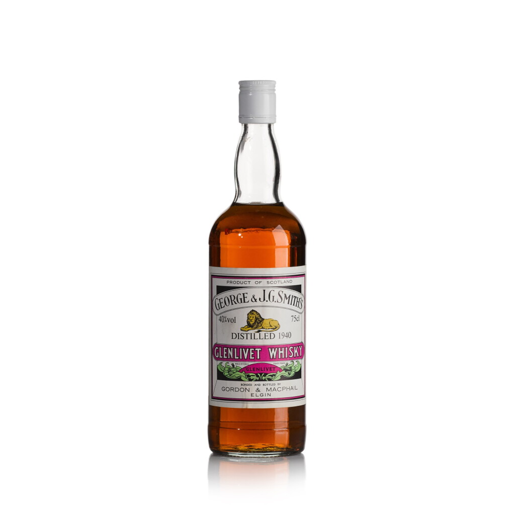 View full screen - View 1 of Lot 352. Glenlivet Gordon & MacPhail George & JG Smith 40.0 abv 1940 (1 BT75).