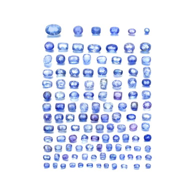 View full screen - View 1 of Lot 955. Collection of unmounted sapphires.