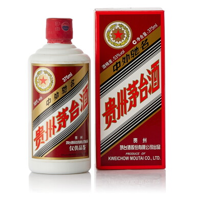 View full screen - View 1 of Lot 9552. 2017年產 貴州茅台酒-僅供品鑑 Kweichow Moutai "Pin Jian" Edition 2017 (1 BT37).