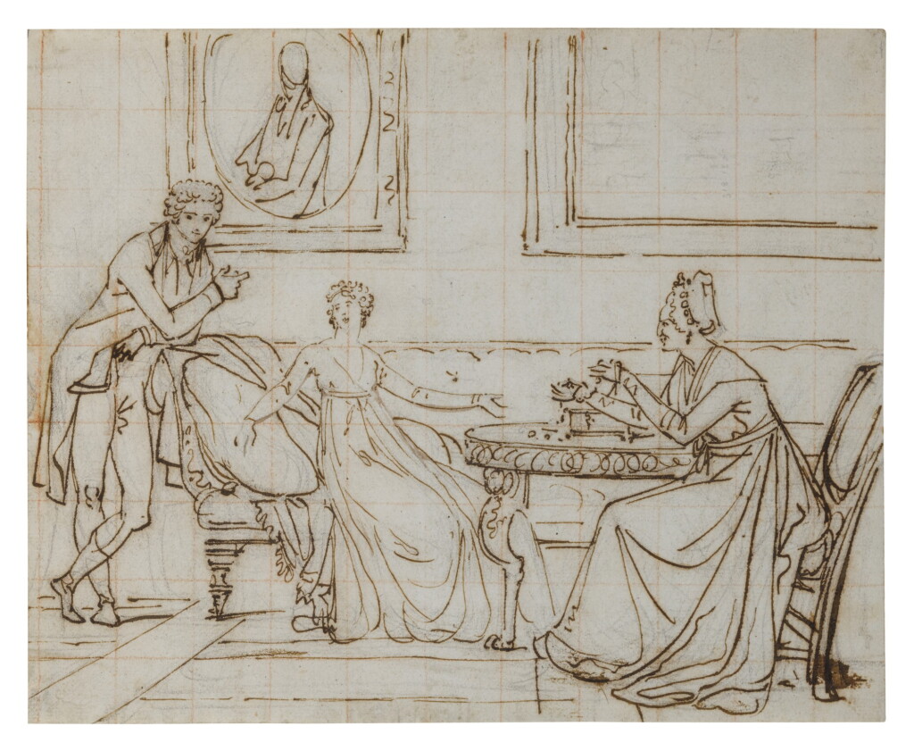 View full screen - View 1 of Lot 262. Study for La Famille Salucci.