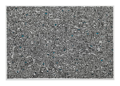 View full screen - View 1 of Lot 30. MR DOODLE | CITY BLUES 藍色城市.