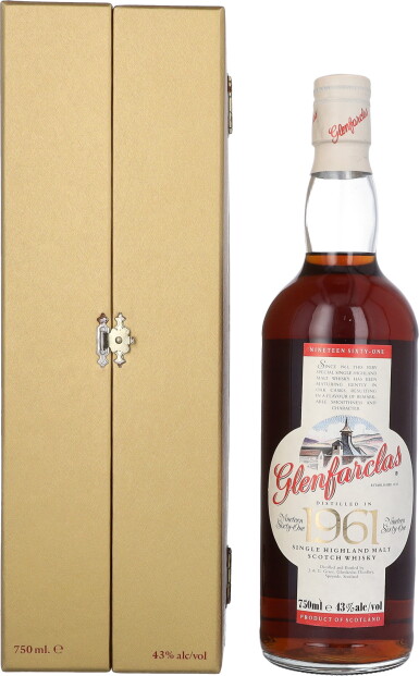 View full screen - View 1 of Lot 5210. Glenfarclas Oak Casks 43.0 abv 1961 (1 BT75).
