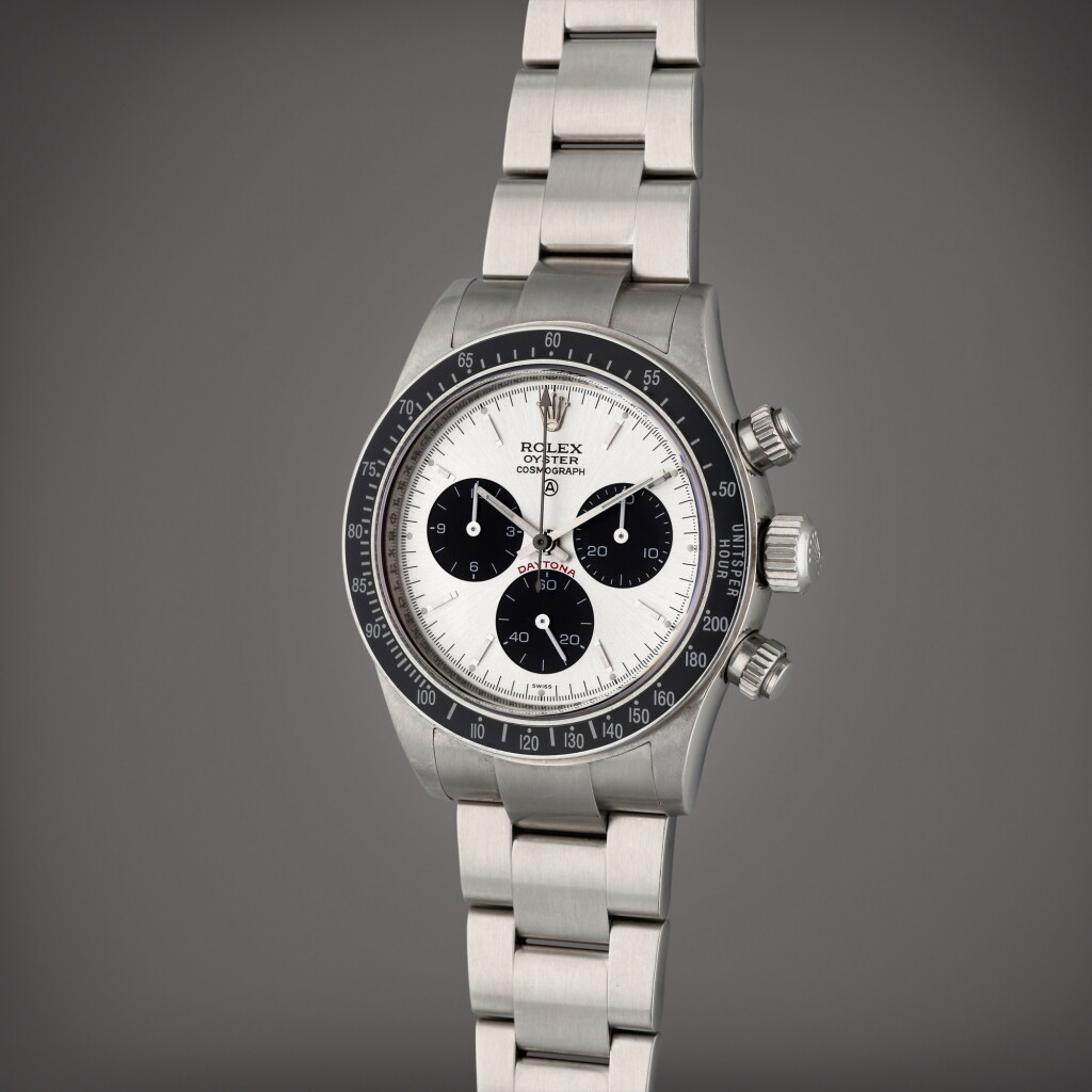 View full screen - View 1 of Lot 363. Artisans De Geneve Tribute to Daytona 6263 II "Big Red" | A stainless steel automatic chronograph wristwatch with bracelet, Circa 2020.
