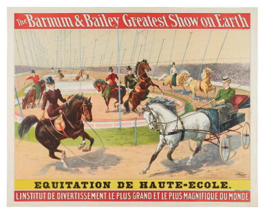View full screen - View 1 of Lot 51. Barnum & Bailey Circus | Dressage, equitation and more.