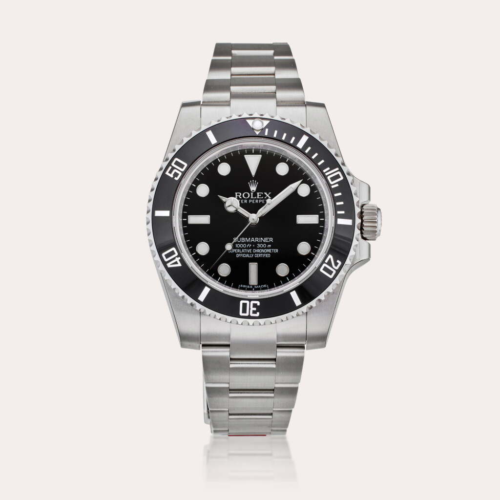 View full screen - View 1 of Lot 498. Reference 114060 Submariner | A stainless steel automatic wristwatch with bracelet, Circa 2012.