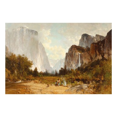 View full screen - View 1 of Lot 47. THOMAS HILL | YOSEMITE VALLEY.