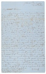 Mosby, John Singleton | Three letters to his wife, 1861–1862, taking him from Bull Run to officer rank