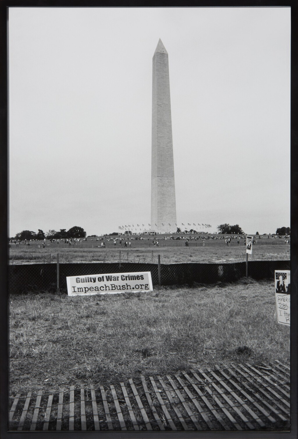 View full screen - View 1 of Lot 42. JOSEPHINE MECKSEPER | UNTITLED (MARCH ON WASHINGTON MONUMENT 9/24/05).