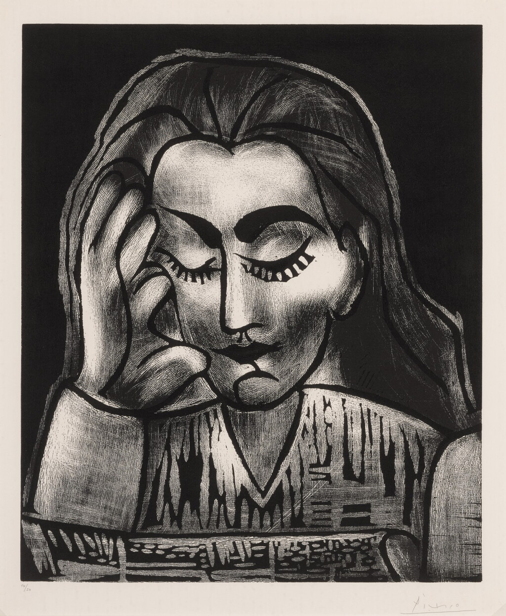 View full screen - View 1 of Lot 46. PABLO PICASSO | JACQUELINE LISANT (B. 1181; BA. 1292).