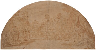 View full screen - View 1 of Lot 201. Moses striking the rock.