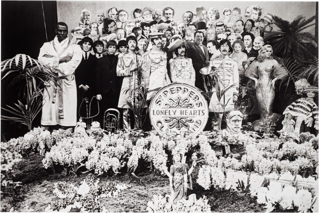 View full screen - View 1 of Lot 45. MICHAEL COOPER | Sgt Pepper's Lonely Hearts Club Band, 1967, silver print, numbered 1/25.