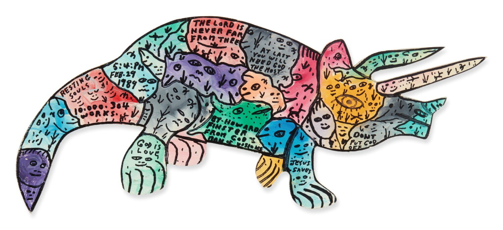 View full screen - View 1 of Lot 1124. HOWARD FINSTER | UNTITLED.