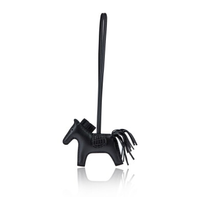 View full screen - View 1 of Lot 7851. Black Alligator and Milo Lambskin Touch GriGri Rodeo Charm PM, 2020.