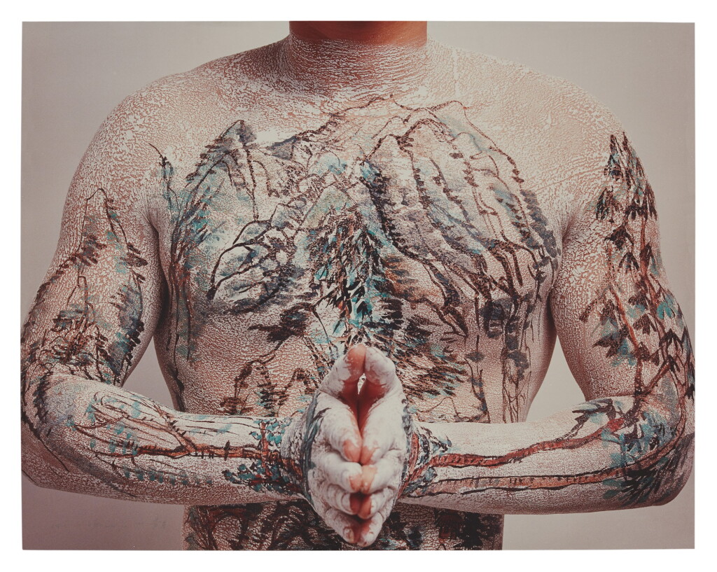 View full screen - View 1 of Lot 622. HUANG YAN | CHINESE TATTOO LANDSCAPE NO. 4.