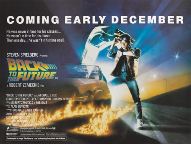 View full screen - View 1 of Lot 287. BACK TO THE FUTURE (1985) ADVANCE POSTER, BRITISH.