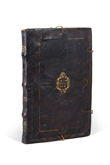 View full screen - View 1 of Lot 251. Castiglione, Il libro del cortegiano, Venice, Aldus, 1528, contemporary Bolognese morocco.