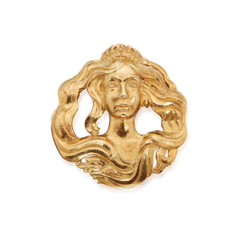 View full screen - View 1 of Lot 109. Gold 'Virgo' Pendant-Brooch.