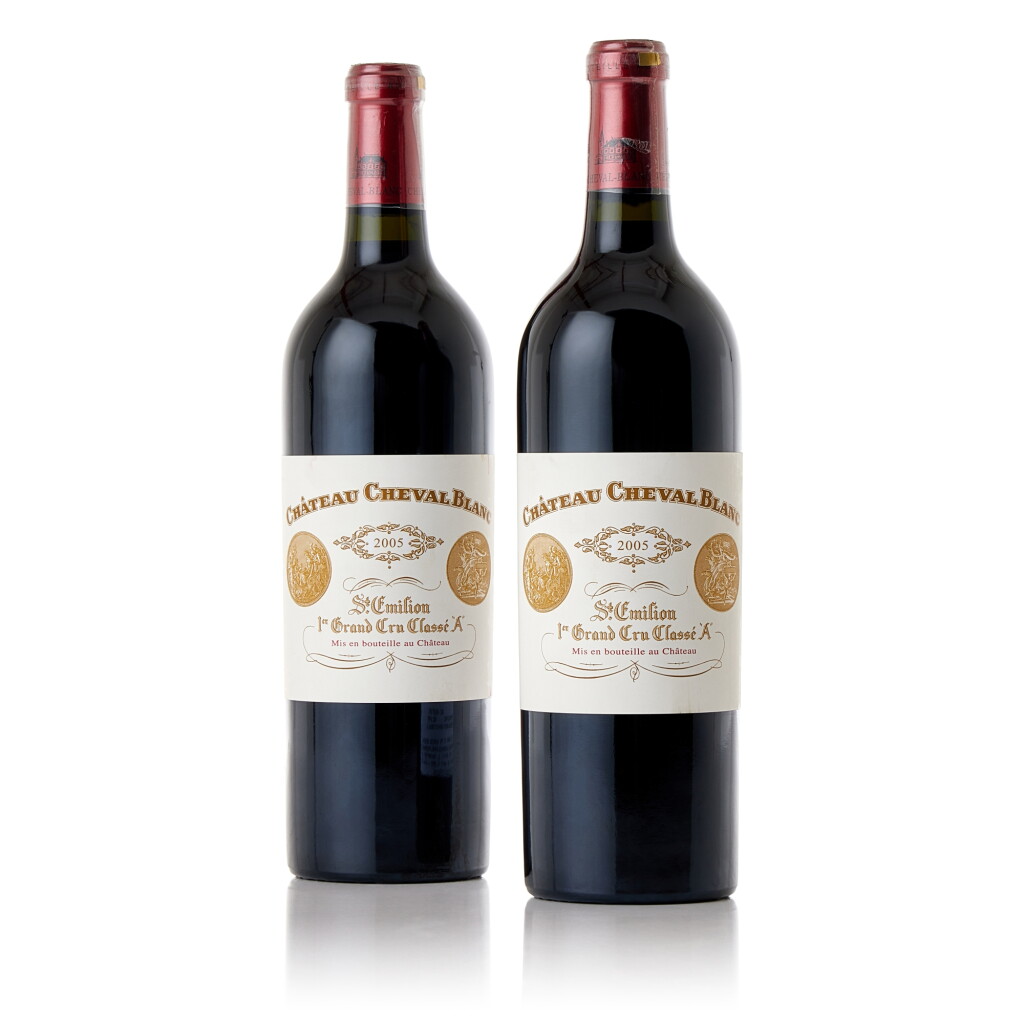 View full screen - View 1 of Lot 7808. Château Cheval Blanc 2005 (2 BT).