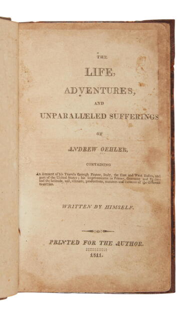 View full screen - View 1 of Lot 472. Oehler, Andrew | Author's edition of a memoir of suffering.