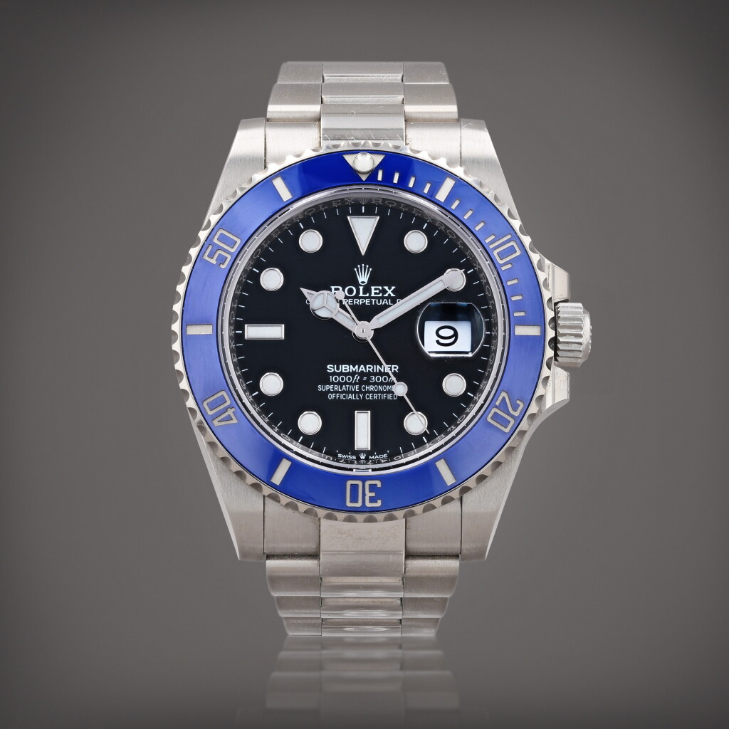 View full screen - View 1 of Lot 427. Submariner, reference 126619LB Montre bracelet en or blanc avec date | White gold wristwatch with date and bracelet Vers 2021 | Circa 2021.