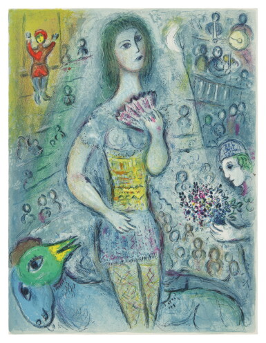 View full screen - View 1 of Lot 47. MARC CHAGALL | THE CIRCUS: ONE PLATE (M. 521; SEE C. BKS. 68).