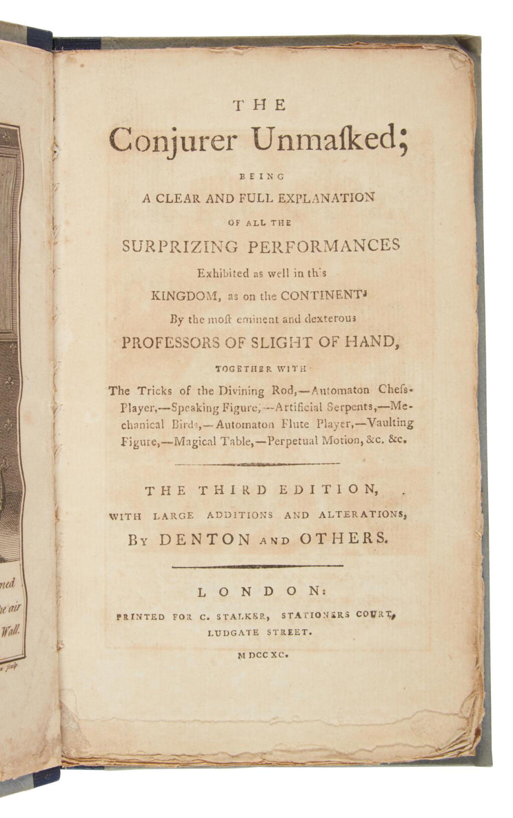 View full screen - View 1 of Lot 213. Decremps, Henri | Scathing exposé of famed magician Giuseppe Pinetti.