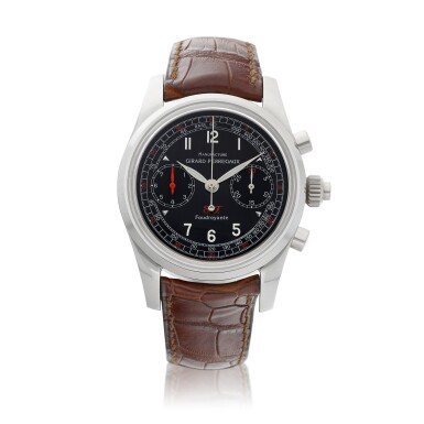 View full screen - View 1 of Lot 8172. Scuderia Ferrari, Reference 9020 | A limited edition white gold split seconds chronograph wristwatch, Circa 1999 | 芝柏 | Scuderia Ferrari 型號9020 | 限量版白金追針計時腕錶,約1999年製.