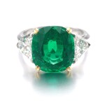 Emerald and diamond ring | 祖母綠配鑽石戒指
