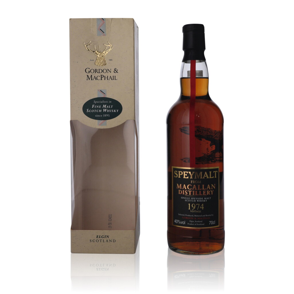 View full screen - View 1 of Lot 58. Macallan Speymalt Gordon & MacPhail 29 Year Old 40.0 abv 1974 (1 BT70).