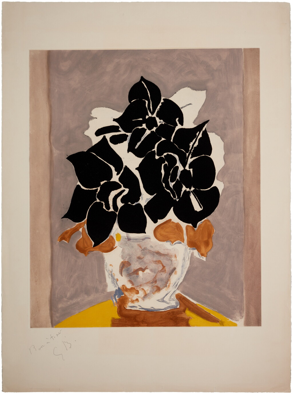 View full screen - View 1 of Lot 94. Les amaryllis (Vallier 125).