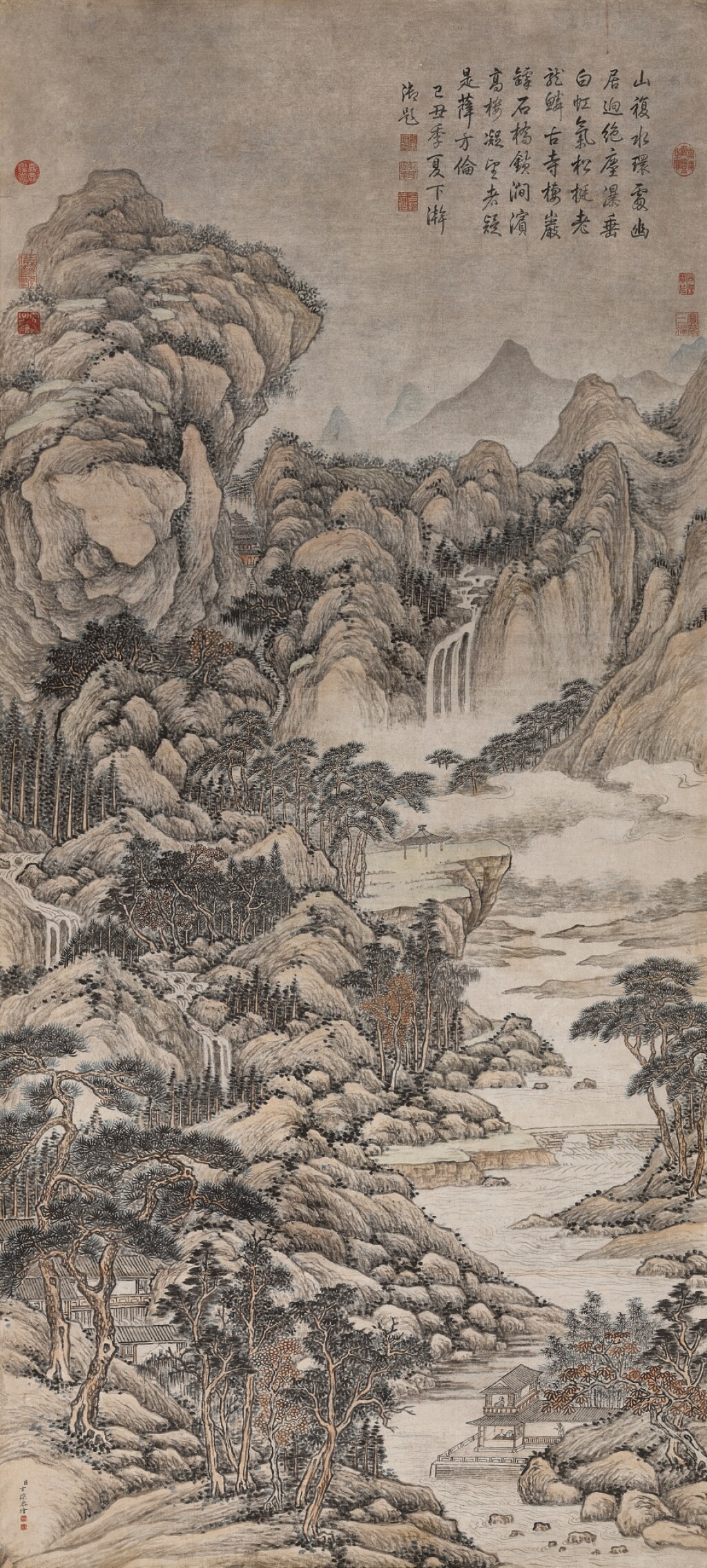 View full screen - View 1 of Lot 3026. Fang Cong, Landscape | 方琮 山水圖 .