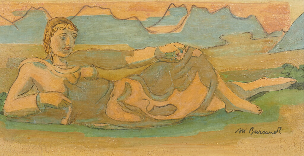 View full screen - View 1 of Lot 111. La pose, 1936.