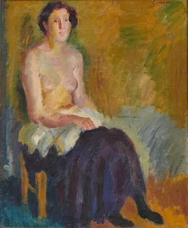 View full screen - View 1 of Lot 119. Untitled (Seated Woman).