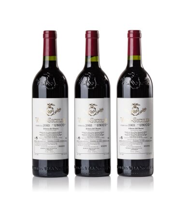 View full screen - View 1 of Lot 714. Vega Sicilia 'Unico' 2003 (3 BT).