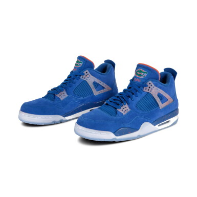 View full screen - View 1 of Lot 25. Nike Air Jordan IV Retro 'University of Florida' | Size 13.