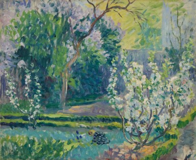View full screen - View 1 of Lot 516. Le Jardin au printemps.