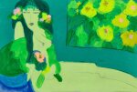 Walasse Ting 丁雄泉 | Lady 仕女