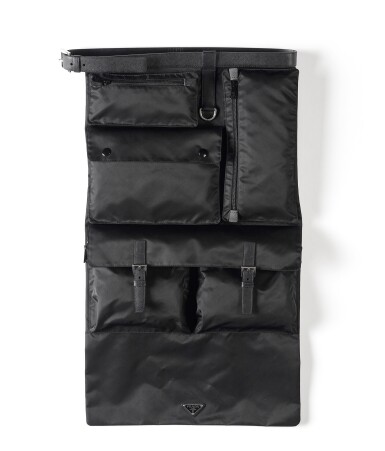 View full screen - View 1 of Lot 47. Black Nylon Vest and Apron 'Prada Invites' Collection Autumn / Winter 2018.