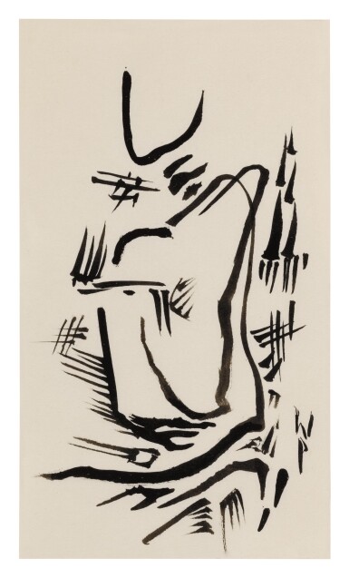 View full screen - View 1 of Lot 28. WOLFGANG PAALEN | AUTOMATIC DRAWING.