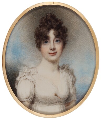 View full screen - View 1 of Lot 322. WILLIAM WOOD | PORTRAIT OF A LADY, CIRCA 1805.