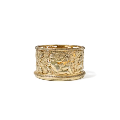 View full screen - View 1 of Lot 63. A Regency Silver-Gilt Wine Coaster, Paul Storr for Rundell, Bridge & Rundell, London, 1814.