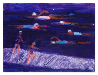 View full screen - View 1 of Lot 261. Night Time Swimmers.