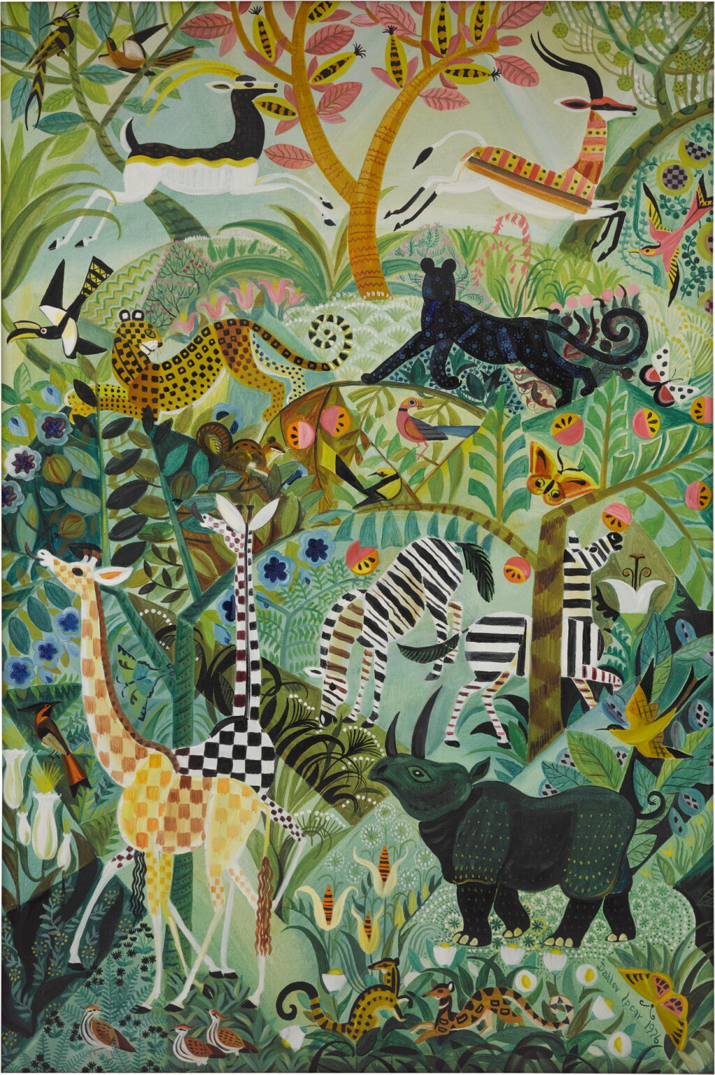 View full screen - View 1 of Lot 51. Calico Jungle.