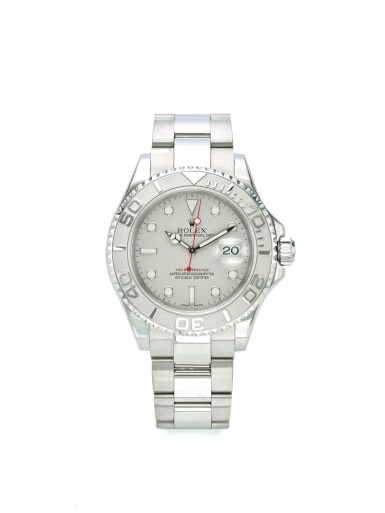 View full screen - View 1 of Lot 9. ROLEX | REF 16622 YACHT-MASTER, A STAINLESS STEEL AUTOMATIC CENTER SECONDS WRISTWATCH WITH DATE AND BRACELET CIRCA 2003.