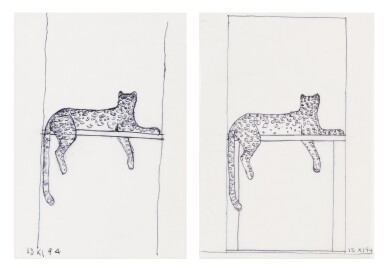 View full screen - View 1 of Lot 33. Léopard.